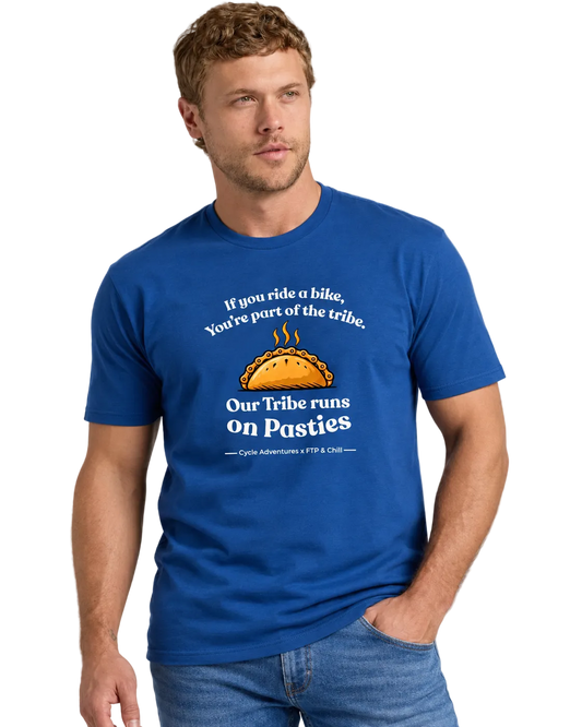 Our Tribe Runs on Pasties - Cycle Adventures Tee