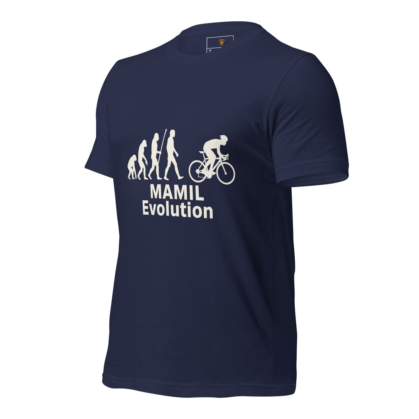 MAMIL evolution funny cycling shirt for dads and road cyclists