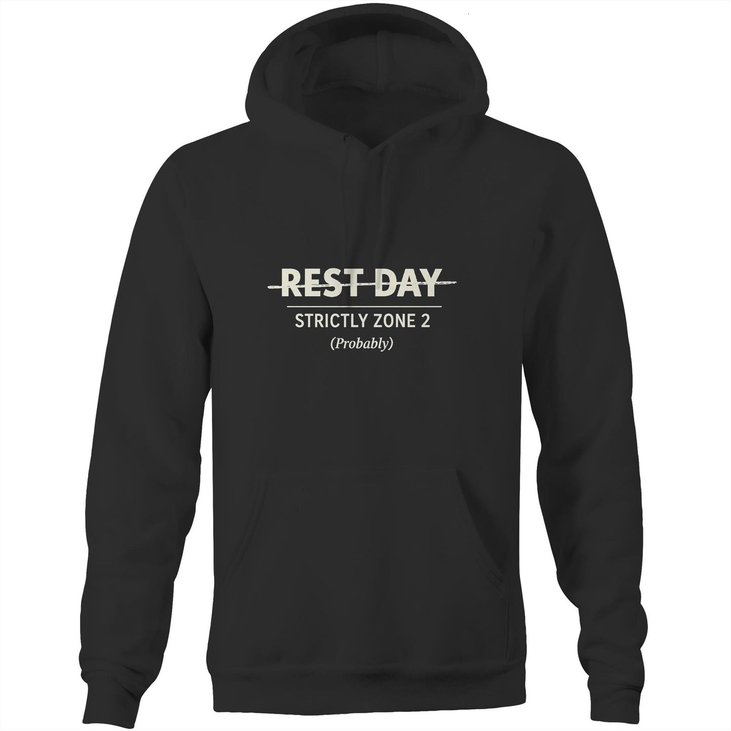 Rest Day (Strictly Zone 2) Hoodie – Funny Cycling Hoodie