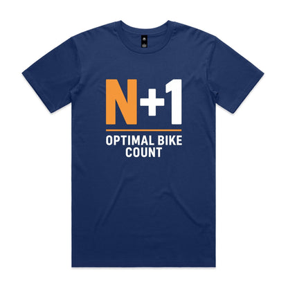 N+1 Optimal Bike Count Cycling Tee