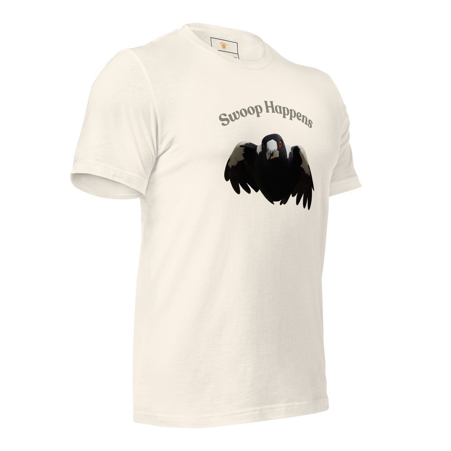 Magpie swooping cycling shirt for Australian riders