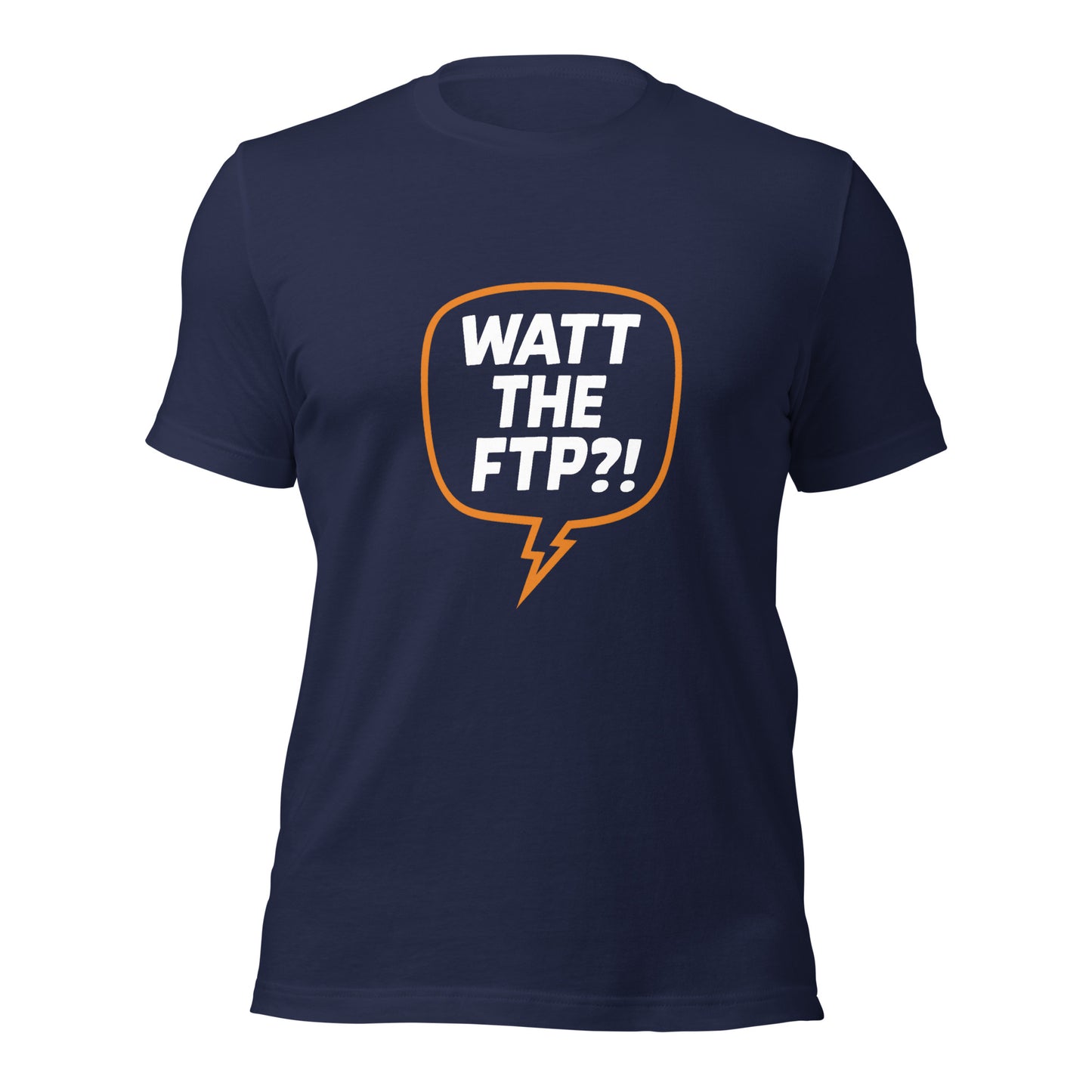 Watt the FTP cycling t-shirt – funny FTP power cycling tee